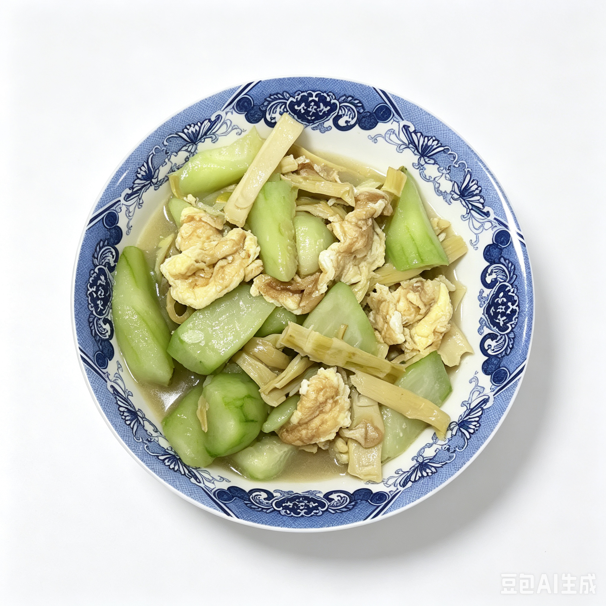 丝瓜炒蛋