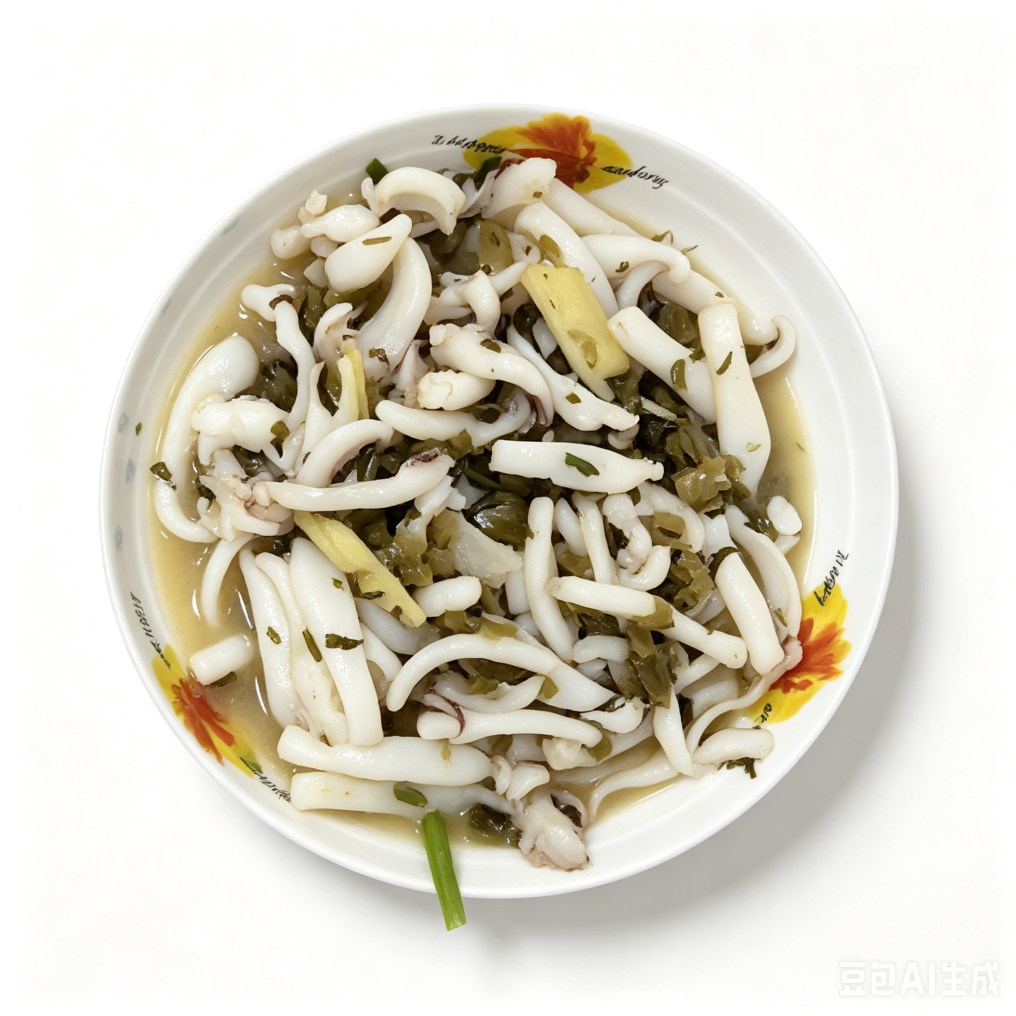 咸菜炒墨鱼