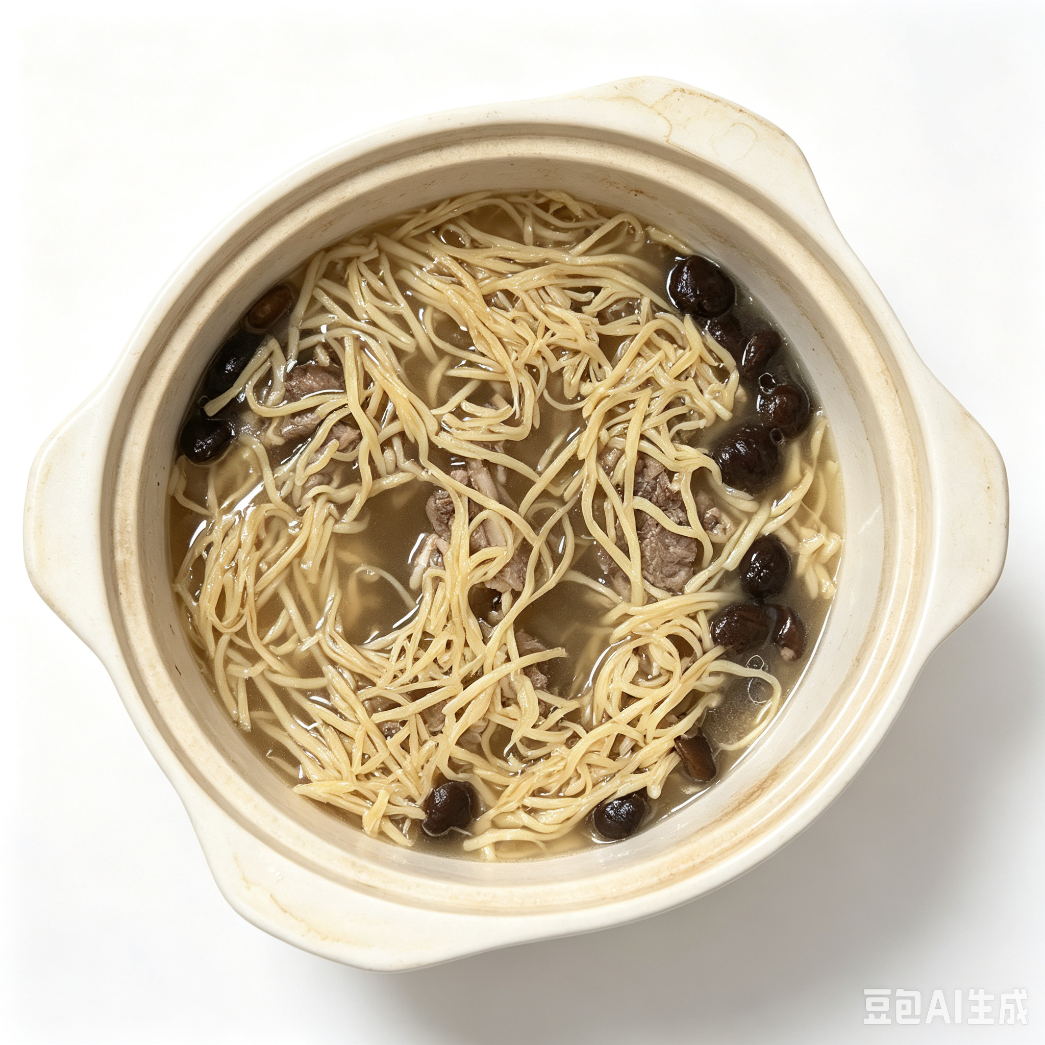 干丝菌菇排骨汤