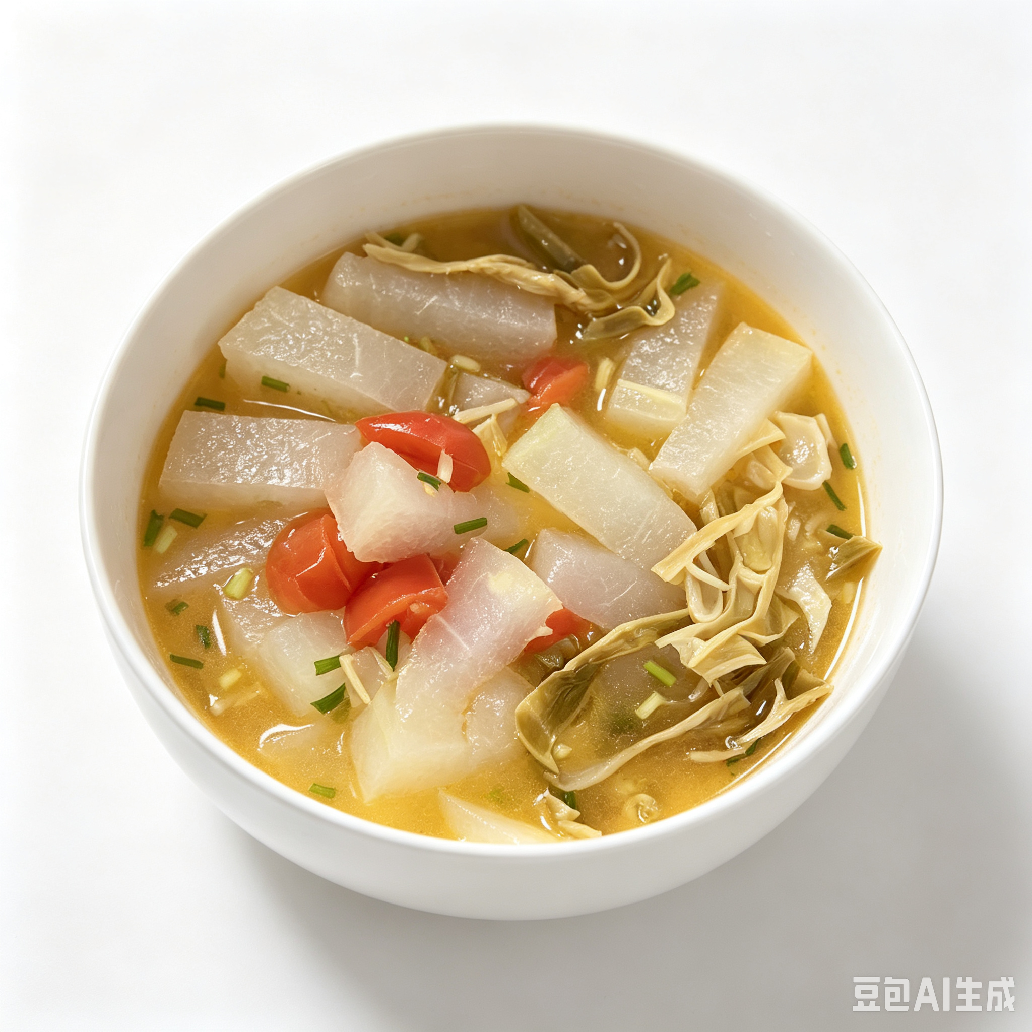番茄冬瓜笋干汤