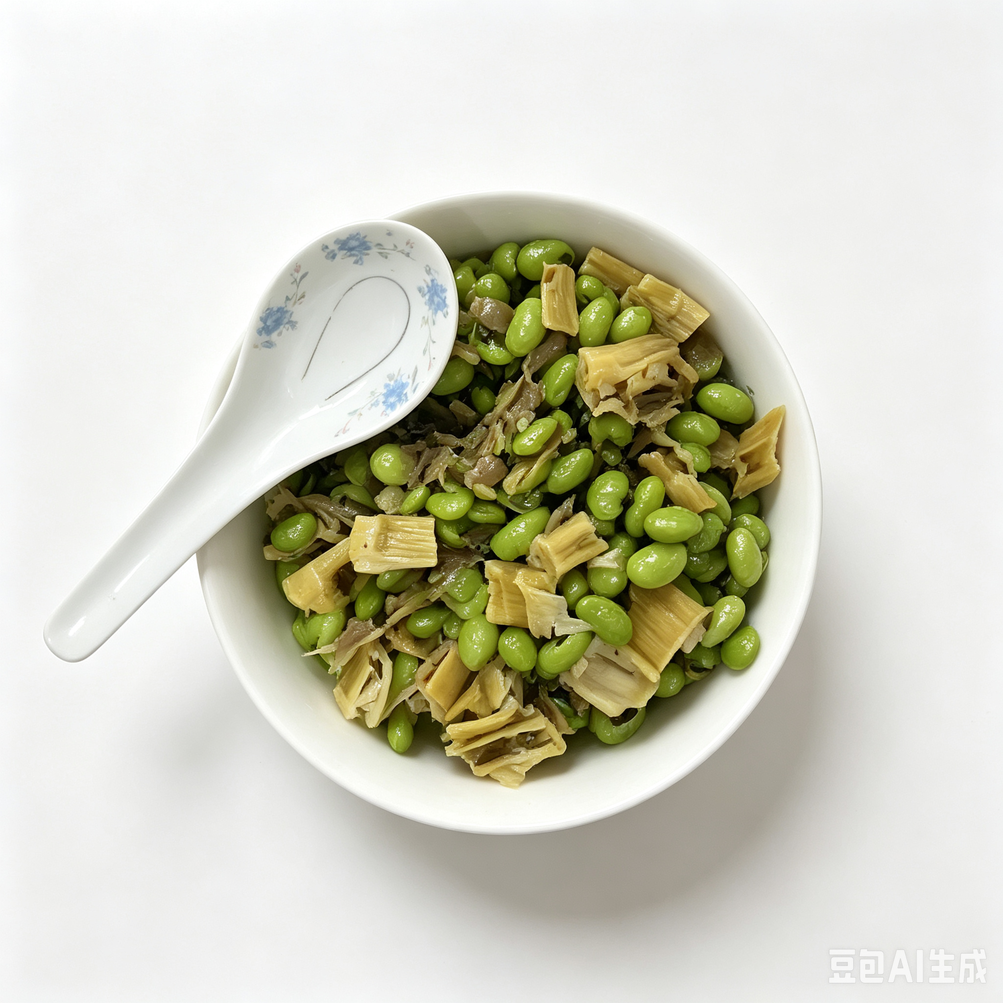 笋干毛豆炒肉