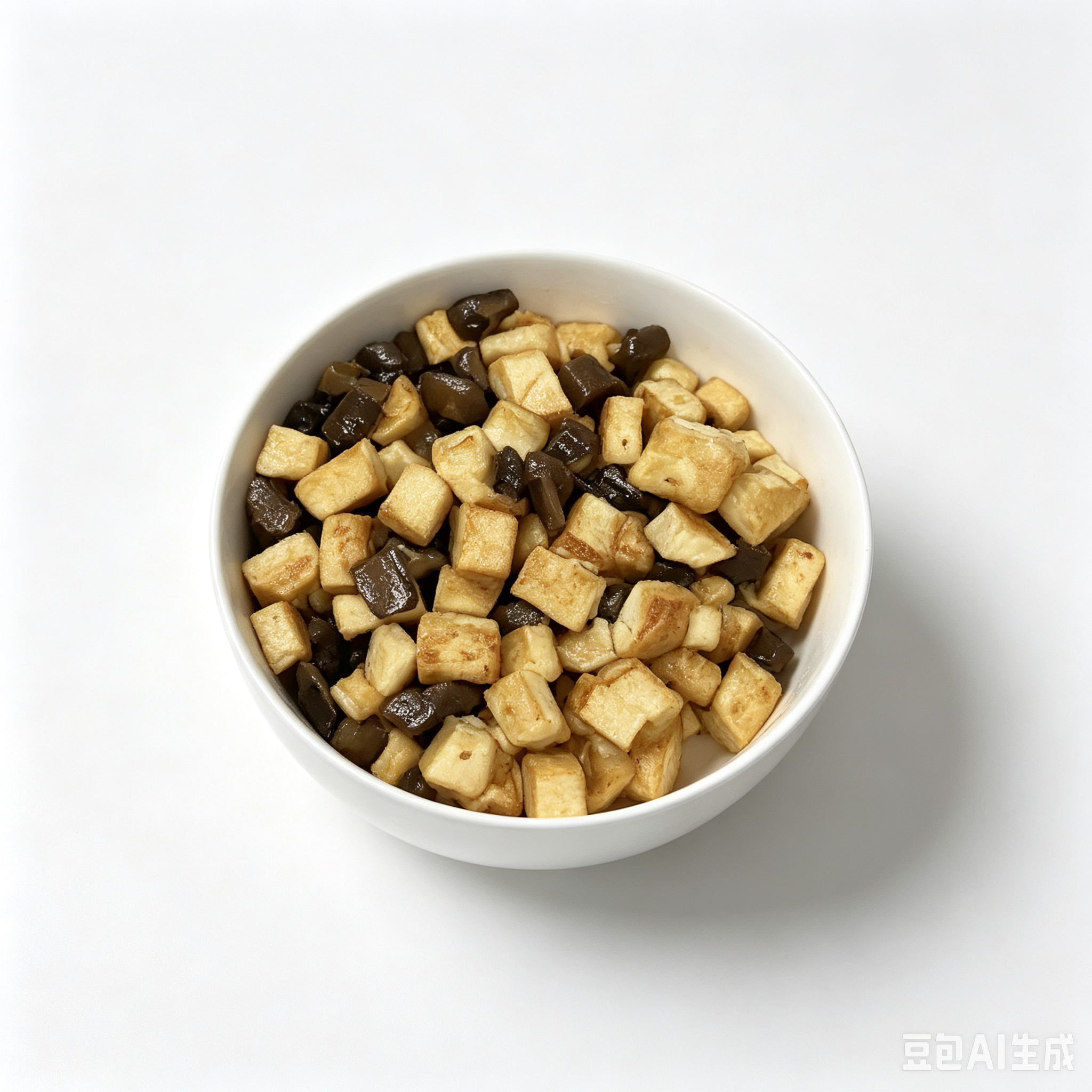 香干菌菇丁
